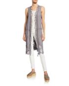 Katerina Long Crochet Vest