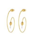 Dew G-spring 24k Gold Diamond Briolette Earrings