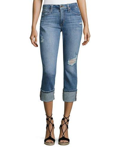 Clean 4 Skinny Crop Denim Pants, Indigo