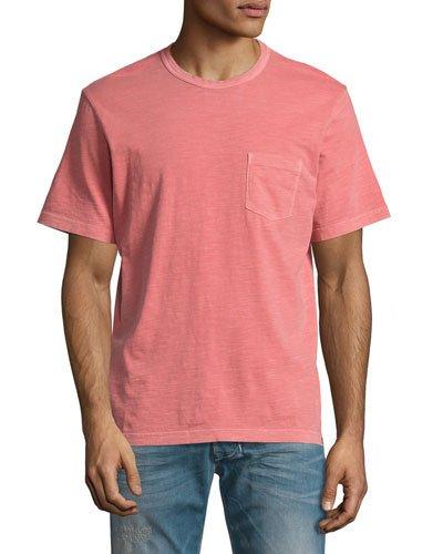Short-sleeve Pocket Tee, Red