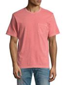Short-sleeve Pocket Tee, Red