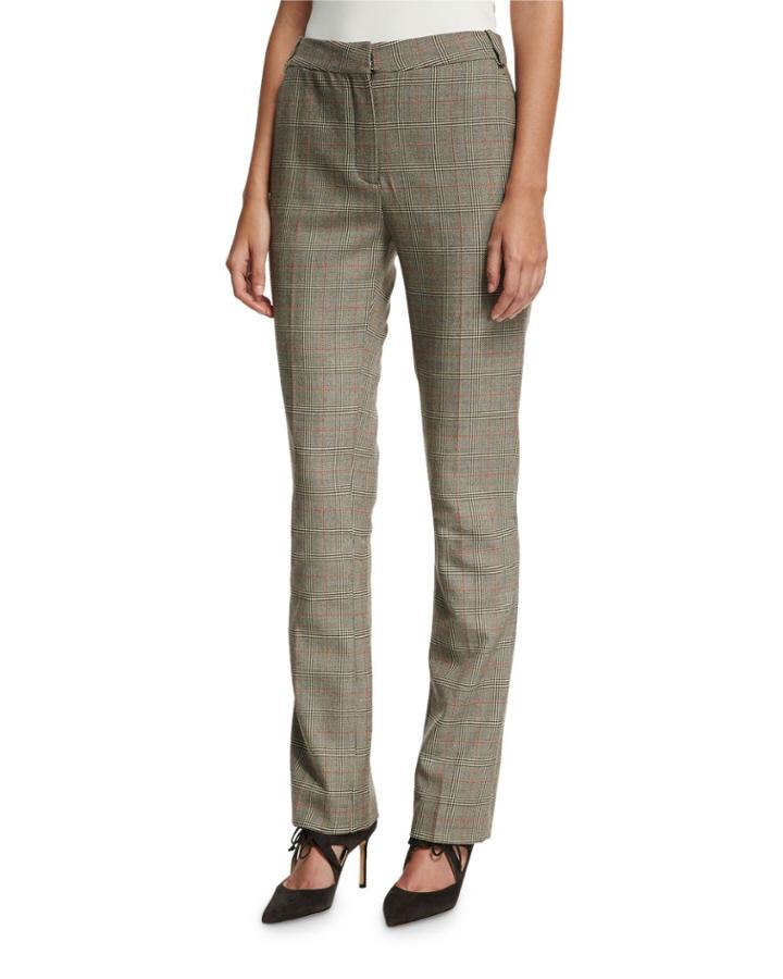 Jodi Prince Of Whales Check Pants, Black