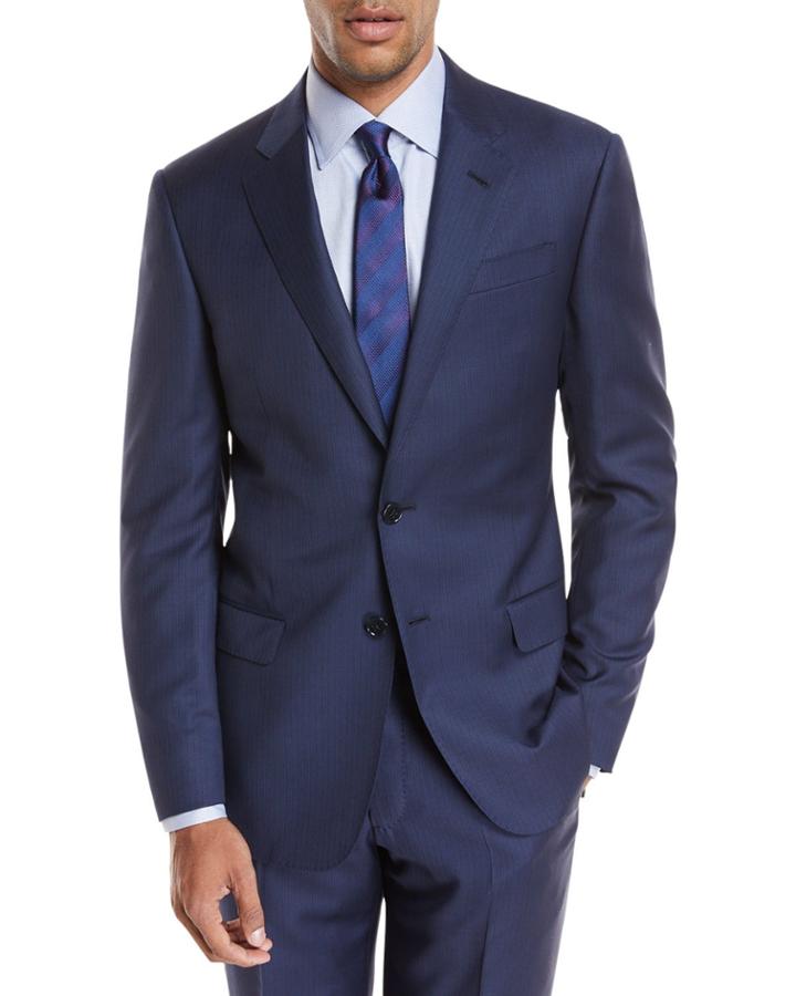 Pinstriped Wool Two-piece