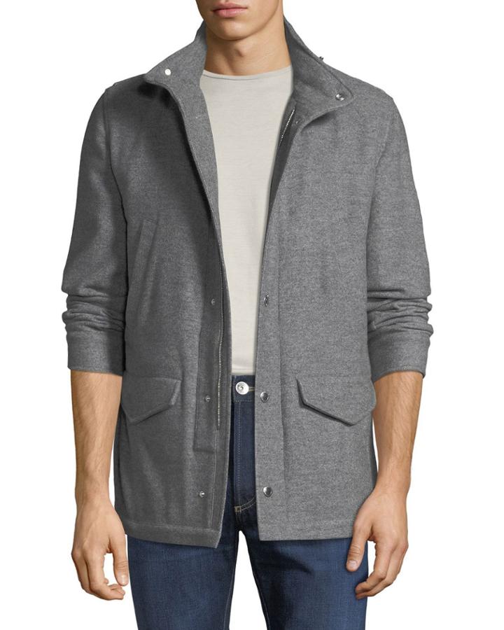 Men's Cashmere Unlined Parka