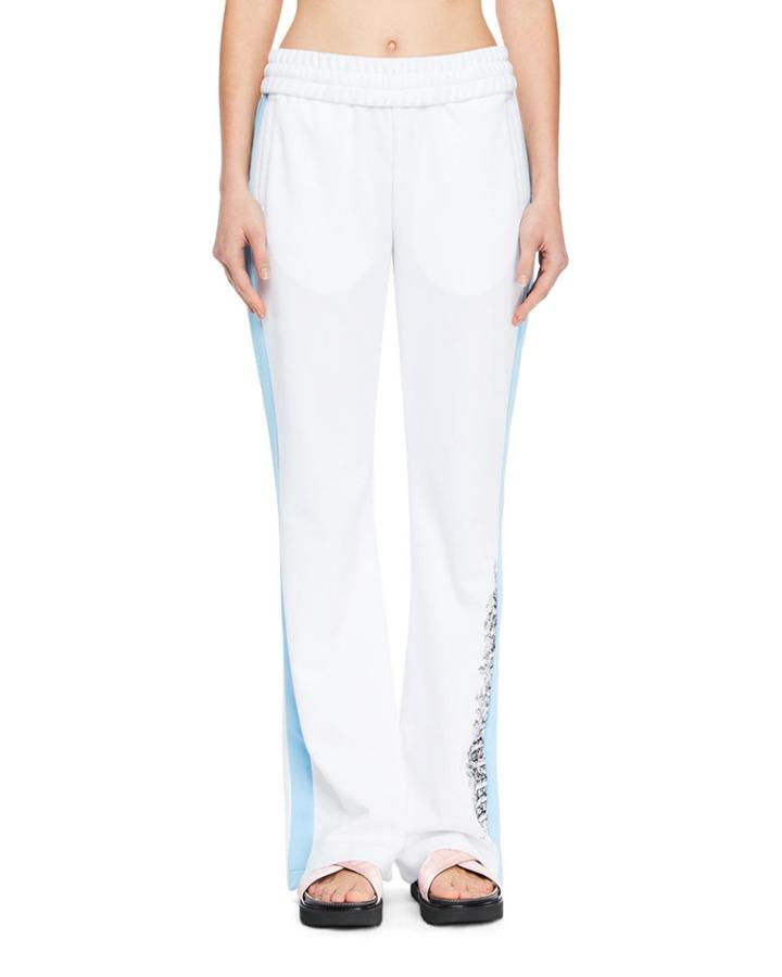 Wide-leg Racer Track Pants