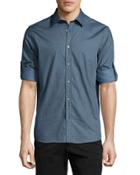 Roll-tab Geometric-print