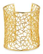 Mosaic Cuff Bracelet, Gold