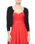 Ribbed Zip-front Cardigan