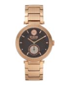 38mm Watch With Crystal Subdial, Rose Gold