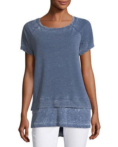 Layered Raglan-sleeve Tee