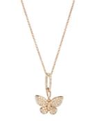 18k Diamond Pave Butterfly Necklace