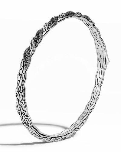 Classic Chain Gourmette Lava Bangle,