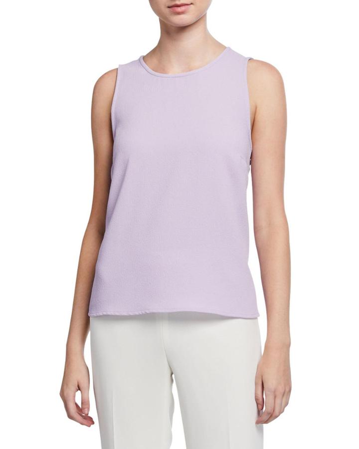 Sleeveless Parisian Crepe Top