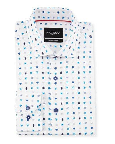 Luxor Classic-fit Puzzle-print Dress