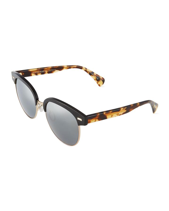 Shaelie 55 Mirrored Semi-rimless