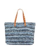 Woven Denim Cotton Tote Bag