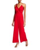 Forget You Sleeveless Ruffle-trim Jumpsuit