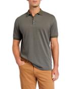 Men's Solid Short-sleeve Polo