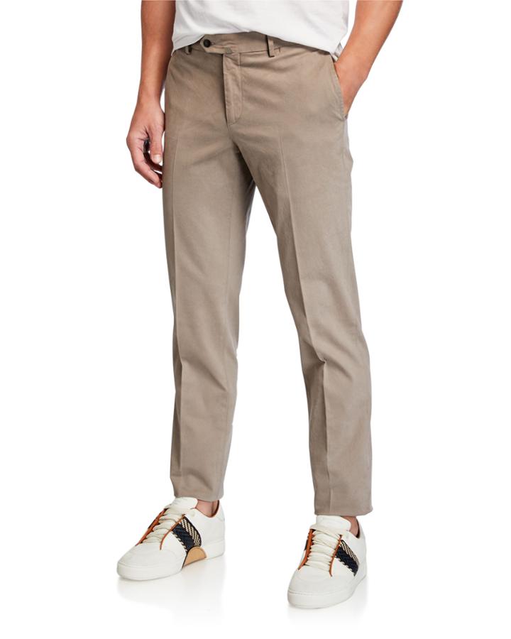 Men's Classic Fit Pleated Tailored Pants