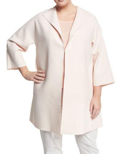 Mary Stretch-knit Jacket, Pink,