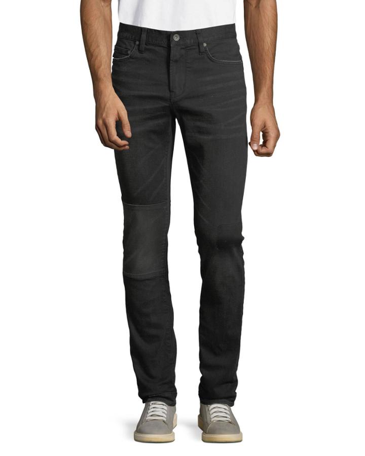 Men's Wight Fit Reversed Self Fabric Jeans