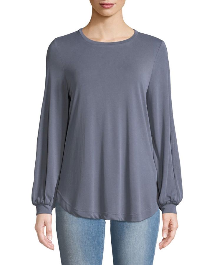 Lyrical Long-sleeve Blouse