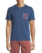 Men's Plaid-flannel Pocket T-shirt