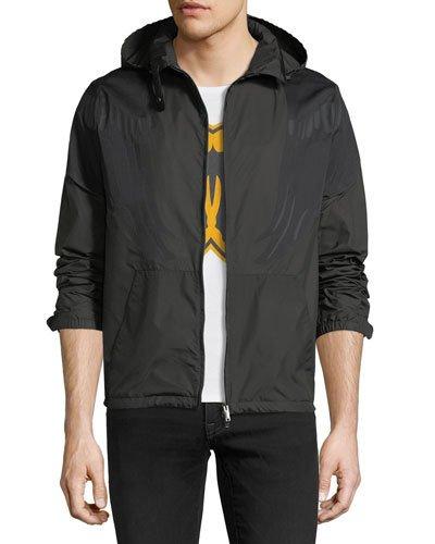 Hawk-print Wind-resistant Jacket