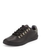 French Connection Fenton Leather Lace-up Sneaker, Black,