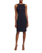 Zen Dotted Jersey Sleeveless Dress