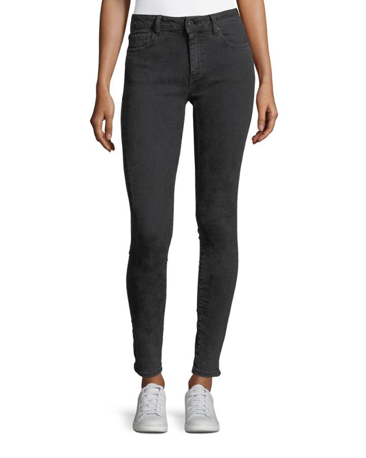 Skinny Jeans With Embroidered Graphic