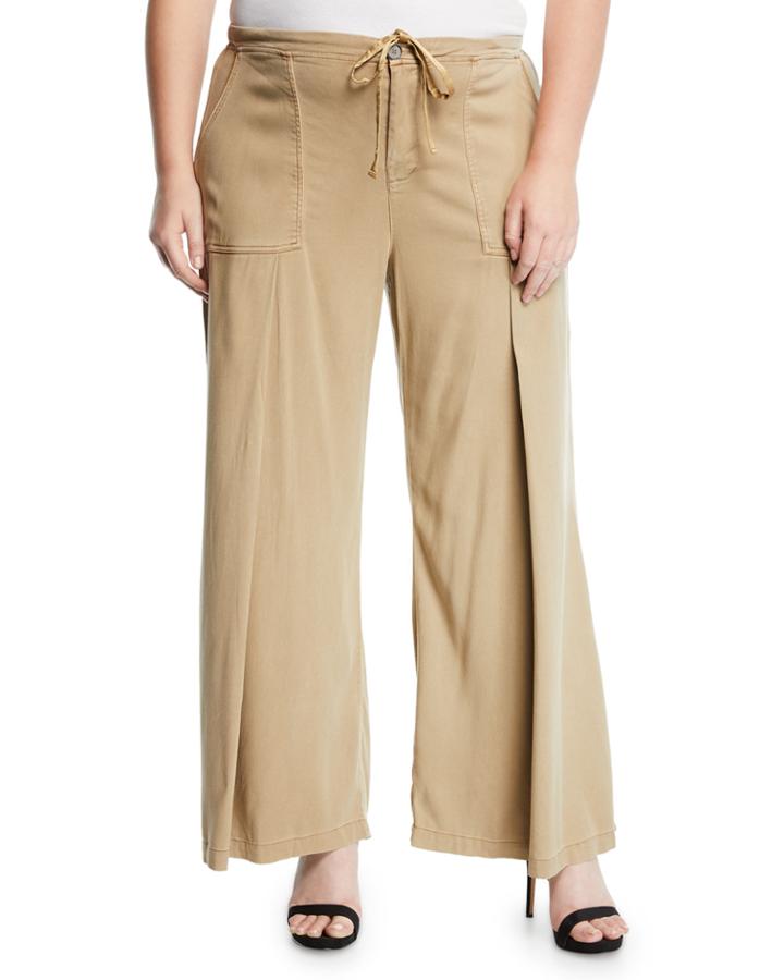 Plus Size Holden Wide-leg Utility Pocket Pants