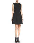 Flare-skirt Sleeveless