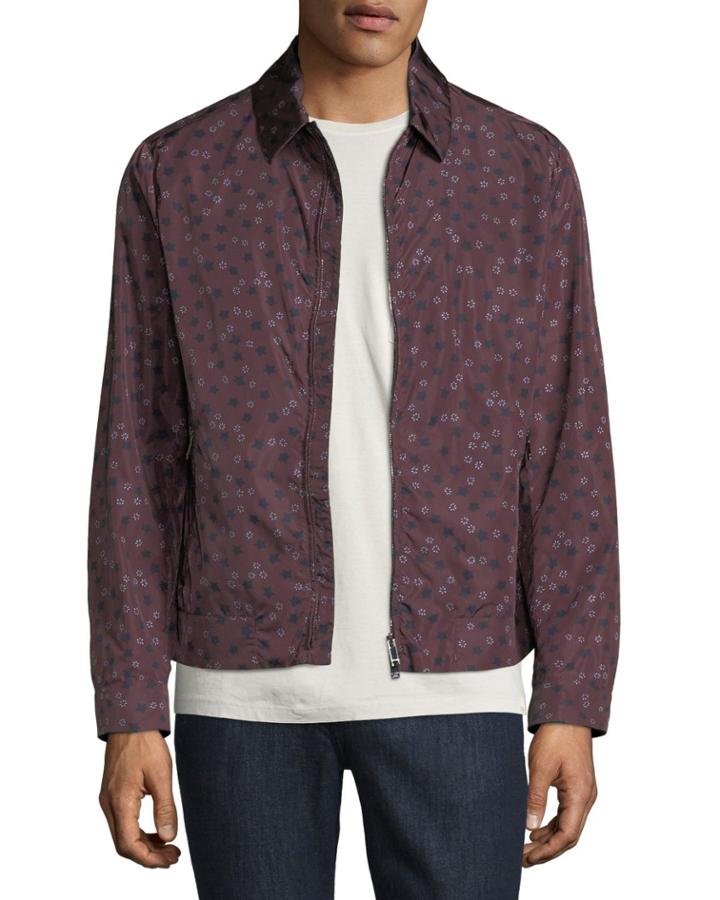Star-print Rain Jacket