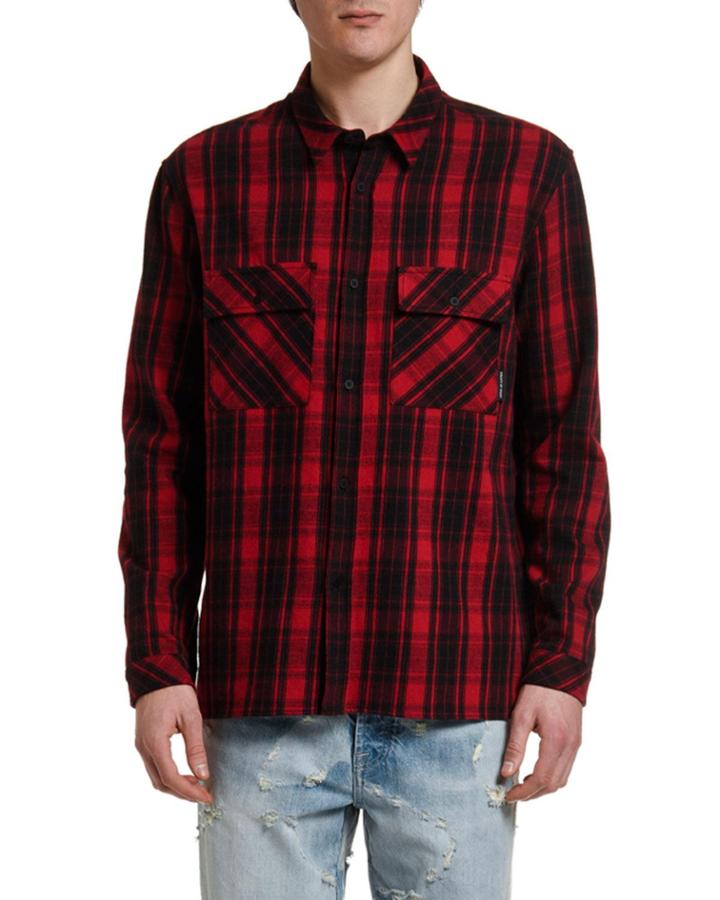 Men's Heart Wings Plaid