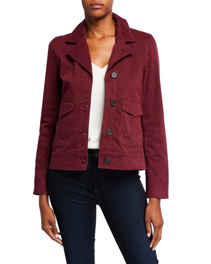 Cotton Flap Pocket Blazer