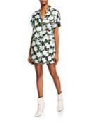 Floral-print Pajama Jumpsuit