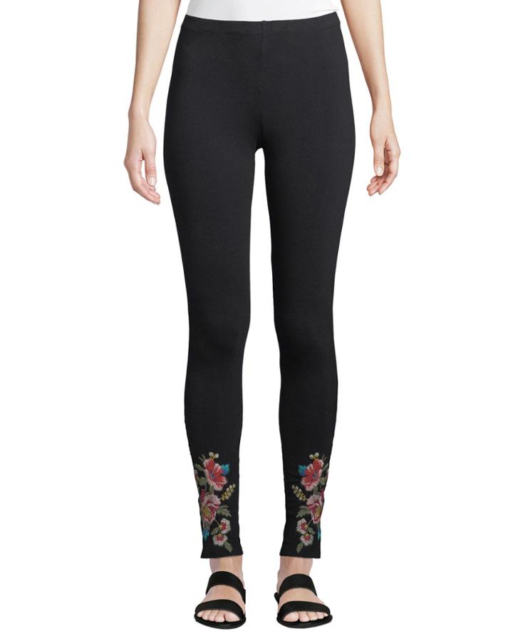 Vernazza Floral-embroidered Cotton