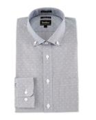 X-trim Fit Regular-finish Dot-print Dress