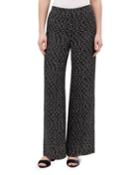 Columbus Piazza-print Wide-leg Pants