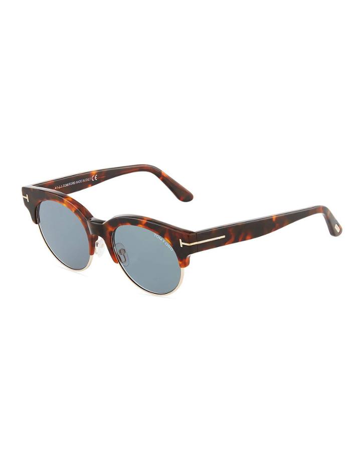 Henri Browline Tortoiseshell Acetate/metal