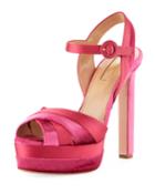 Coquette Velvet/satin Platform