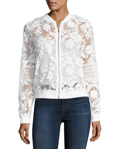Vienna Lace Bomber Jacket