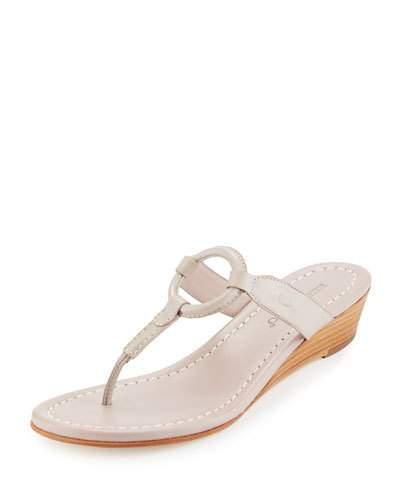 Matrix Ring Leather Wedge