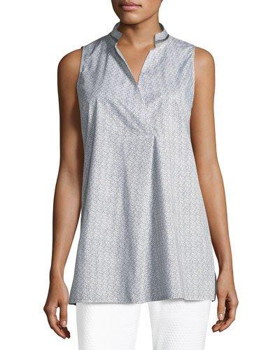 Eloise Geometric-print Blouse