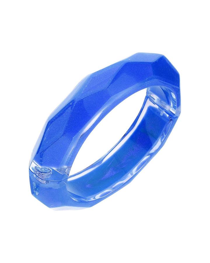 Faceted Bangle Bracelet,