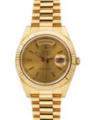 Pre-owned 36mm 18k Men's Presidential Day-date Automatic Bracelet Watch