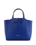 Kawaii Leather Tote Bag, Blue