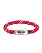 Men's Classic Chain Multicolor Sailing Cord Bracelet