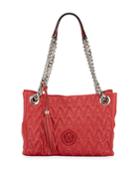 Luisa Quilted Leather Tote Bag